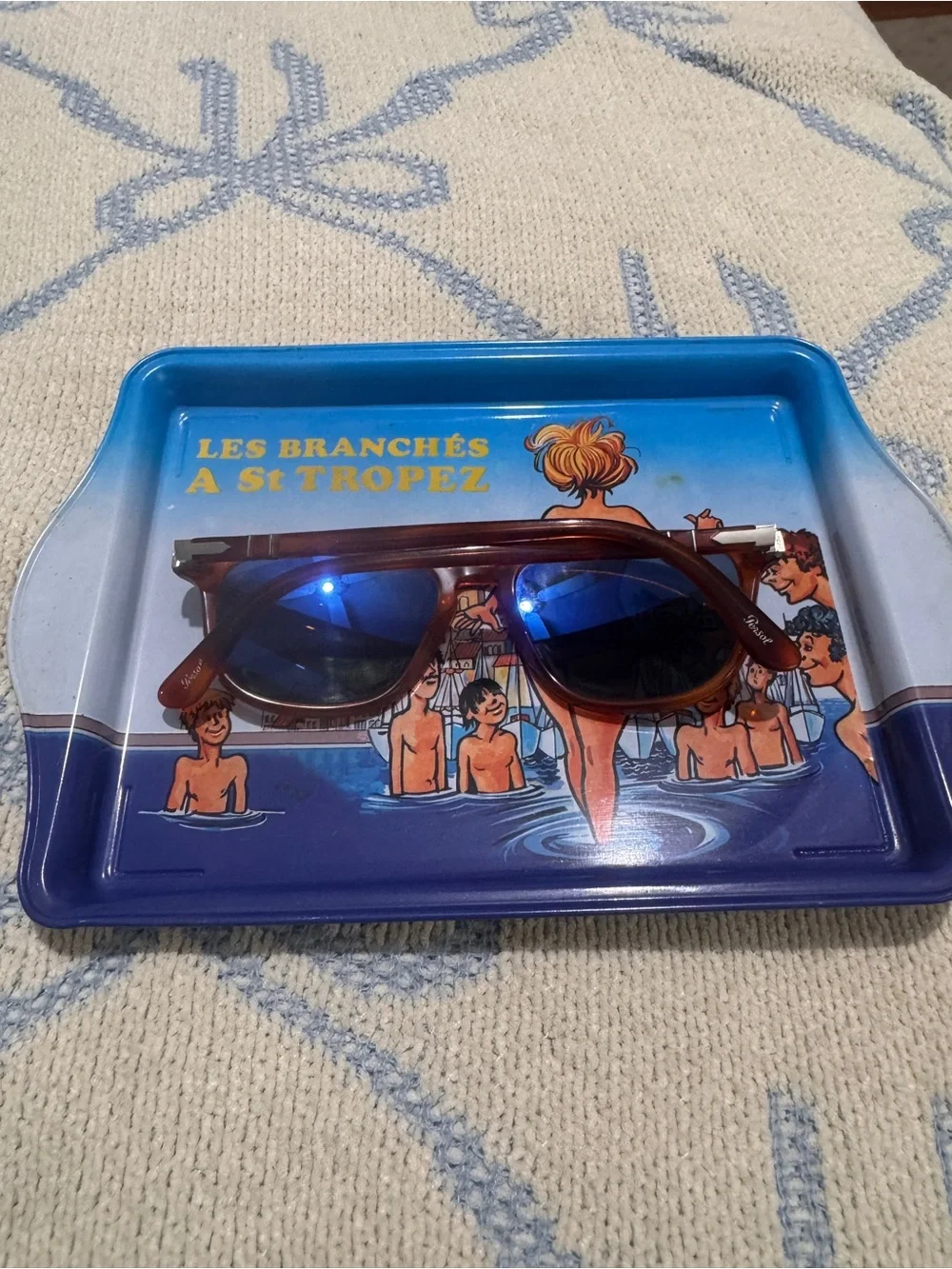 Persol Brown Frame Sunglasses with Dark Lenses - Men or Women’s Sunglasses